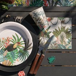 Bildspel - Servetter Djungel Blad