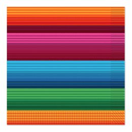 Servietter Fiesta Flerfarvede