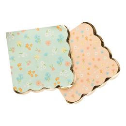Servetter Floral Pastell