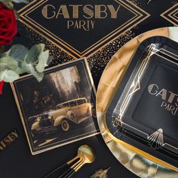 Bildspel - Servetter Gatsby Noir