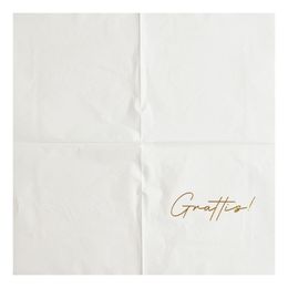 Lysbildefremvisning - Servietter Grattis!