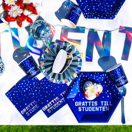 Bildspel - Servetter Grattis Till Studenten