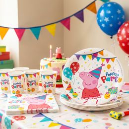Bildspel - Servetter Greta Gris™ Peppa’s Party