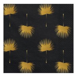 Lautasliinat Kultalehti Musta