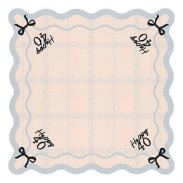 Bildspel - Servetter Happy 40 Rosett