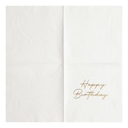 Bildspel - Servetter Happy Birthday