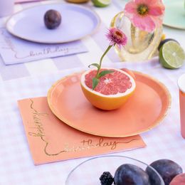 Lysbildefremvisning - Servietter Happy Birthday Mix