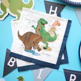 Bildspel - Servetter Happy Dinosaur