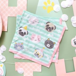 Bildspel - Servetter Hello Pets