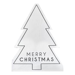 Servietter Juletræ Merry Christmas