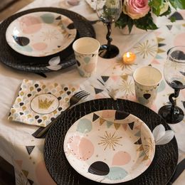 Lysbildefremvisning - Servietter Fødselsdag