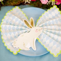 Bildspel - Påskservetter Kanin Stansade