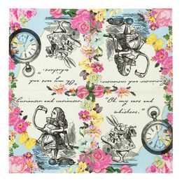 Bildspel - Servetter Klocka Alice Wonderland