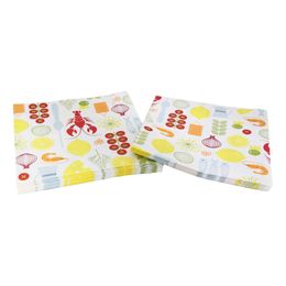 Servetter Kräftskiva Mönster