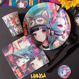 Bildspel - Servetter Manga