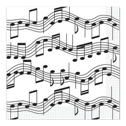 Servietter Musik Noder