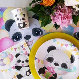 Bildspel - Servetter Panda Party