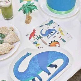 Bildspel - Servetter Party Dinosaurier