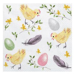 Servetter Påskkycklingar
