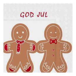 Servetter Pepparkaksfigurer