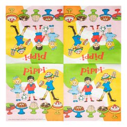 Bildspel - Servetter Pippi Långstrump