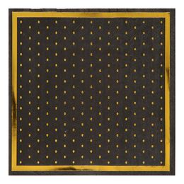 Servetter Prickiga Svart/Guld