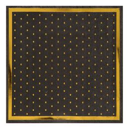 Servetter Prickiga Svart/Guld