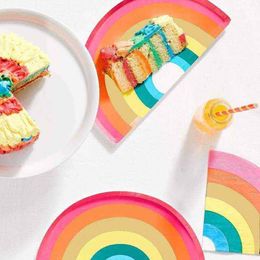 Bildspel - Servetter Regnbåge Shape