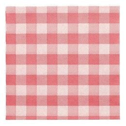 Servietter Rød Rutete