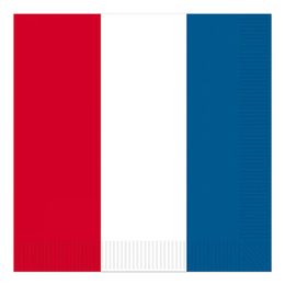 Servetter Röd/Vit/Blå