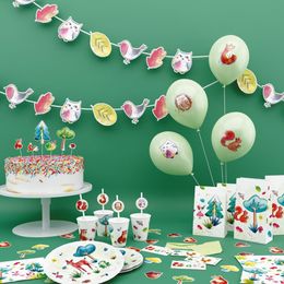 Bildspel - Servetter Skogsdjur