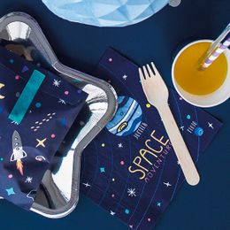 Lysbildefremvisning - Servietter Space Adventure