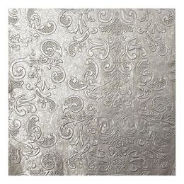 Servetter Struktur Silver Metallic
