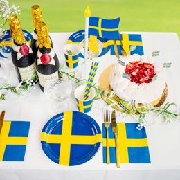 Bildspel - Servetter Svenska Flaggan