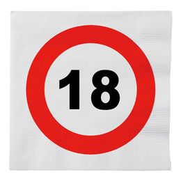 Servietter Trafikkskilt 18