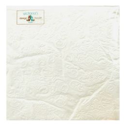 Servetter Vita med Struktur