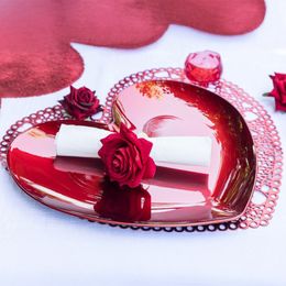 Bildspel - Servettringar Rosor Röd