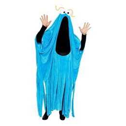 Lysbildefremvisning - Sesame Street Yip Yip Martian Blå Alien Kostume
