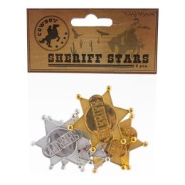 Bildspel - Sheriffstjärnor Guld/Silver