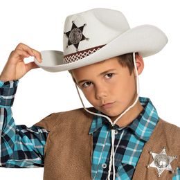 Sheriffhatt Hvit for Barn