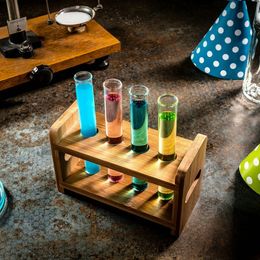 Bildspel - Shotglas Provrör i Ställning