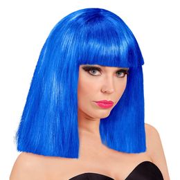 Showgirl Blå Peruk
