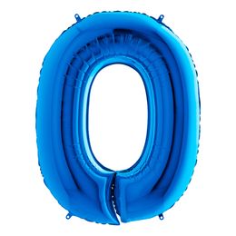 Diaesitys - Numeroilmapallot Sininen Metallic