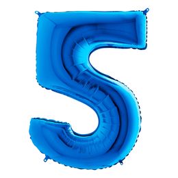 Diaesitys - Numeroilmapallot Sininen Metallic