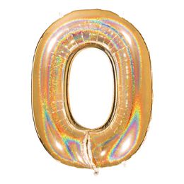 Diaesitys - Numeroilmapallo Glitter Kulta
