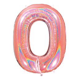 Lysbildefremvisning - Tallballong Glitter Roségull