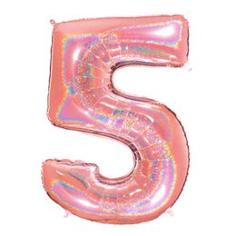 Lysbildefremvisning - Tallballong Glitter Roségull