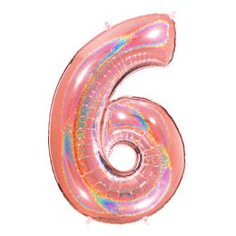 Lysbildefremvisning - Tallballong Glitter Roségull