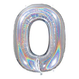 Lysbildefremvisning - Tallballong Glitter Sølv