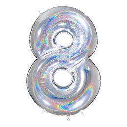 Lysbildefremvisning - Tallballong Glitter Sølv